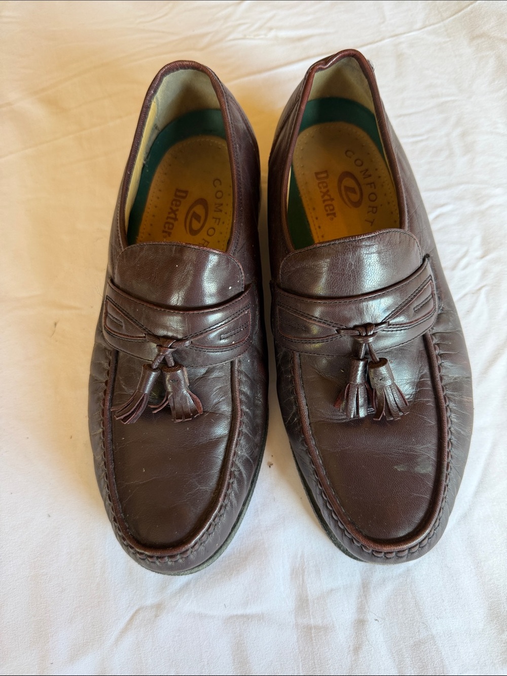 Dexter Men’s Tassel Loafers in Brown Leather